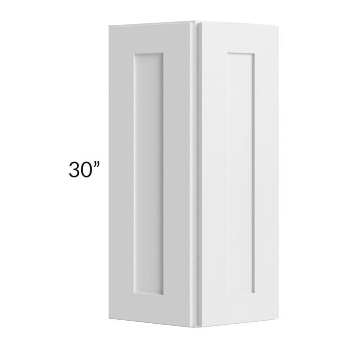 RTA Southport White Shaker 12" x 30" Wall End Cabinet