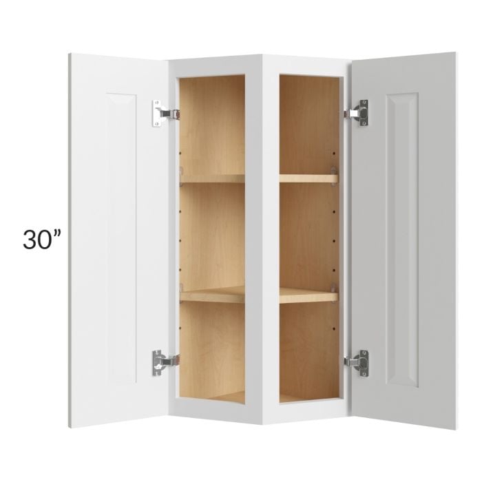 RTA Southport White Shaker 12" x 30" Wall End Cabinet