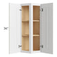 RTA Southport White Shaker 12" x 36" Wall End Cabinet