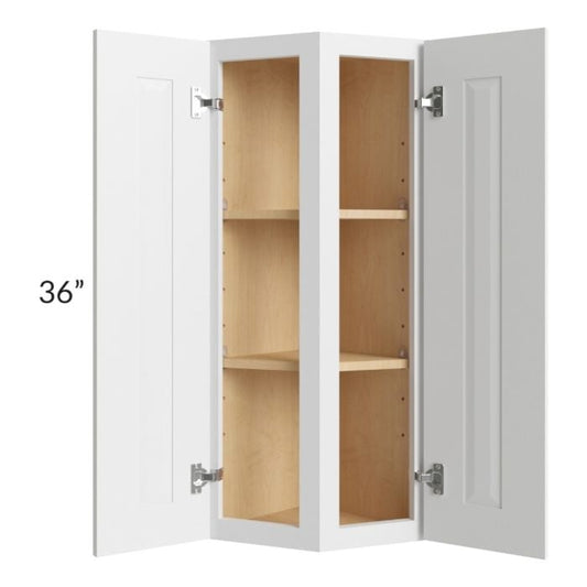 RTA Southport White Shaker 12" x 36" Wall End Cabinet