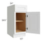 RTA Southport White Shaker 15" Base Cabinet