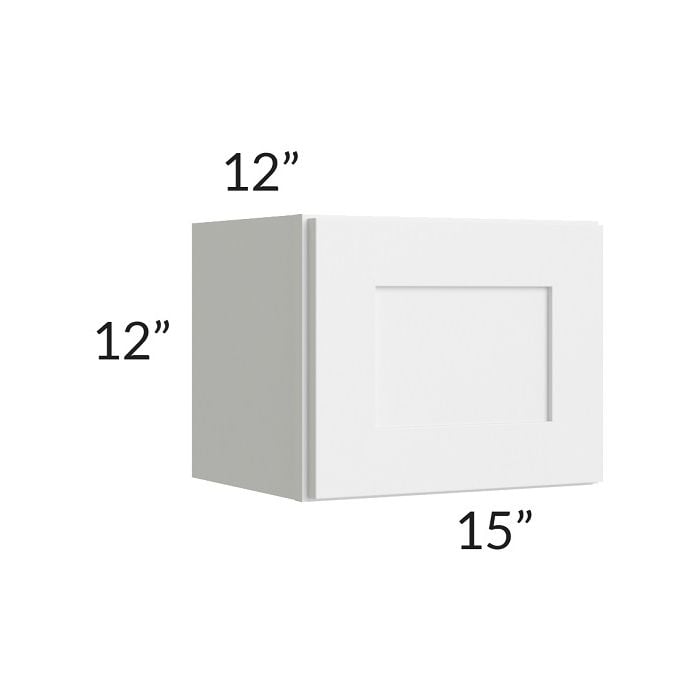 RTA Southport White Shaker 15" x 12" Wall Cabinet