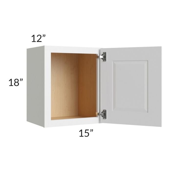 RTA Southport White Shaker 15" x 18" Wall Cabinet