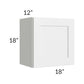 RTA Southport White Shaker 18" x 18" Wall Cabinet