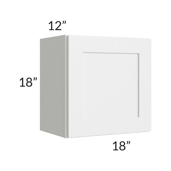 RTA Southport White Shaker 18" x 18" Wall Cabinet