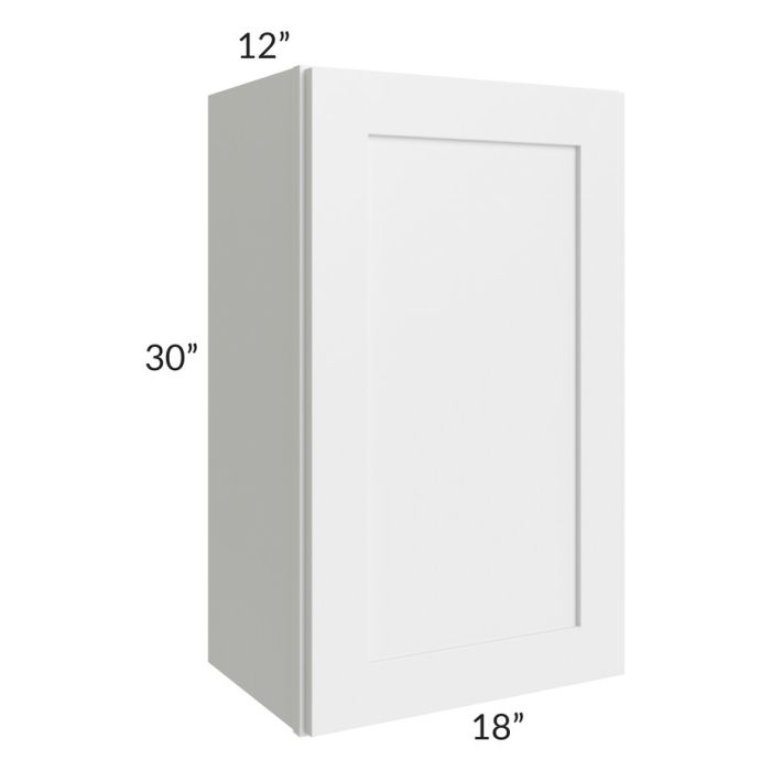 RTA Southport White Shaker 18" x 30" Wall Cabinet