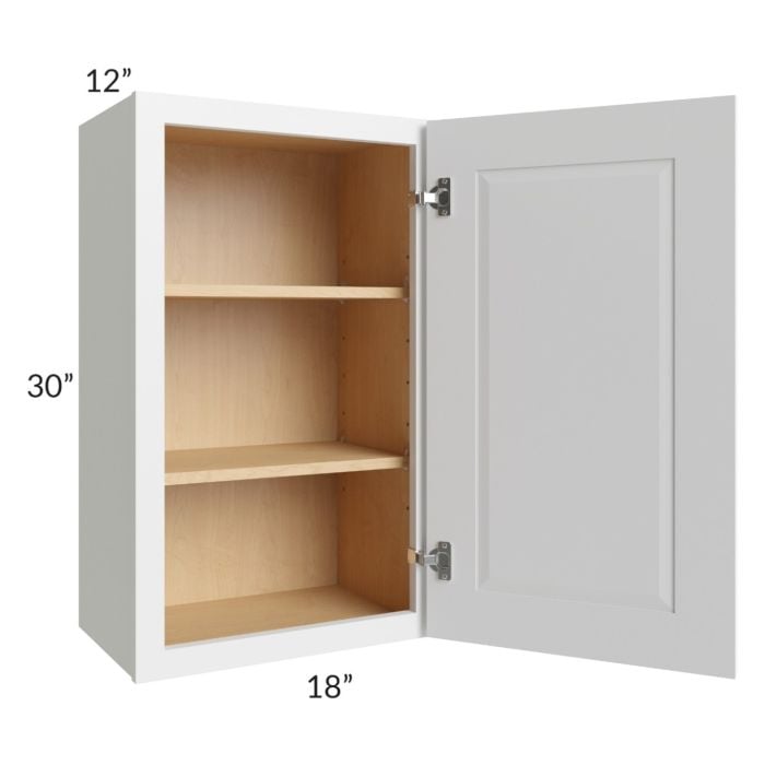 RTA Southport White Shaker 18" x 30" Wall Cabinet