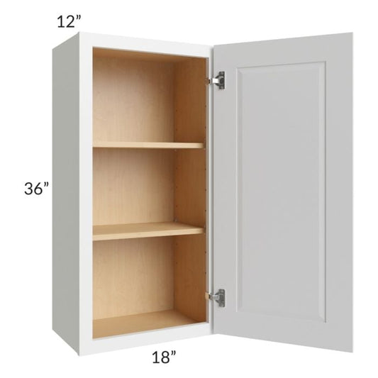 RTA Southport White Shaker 18" x 36" Wall Cabinet