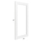 RTA Southport White Shaker 18" x 42" Glass Door Only