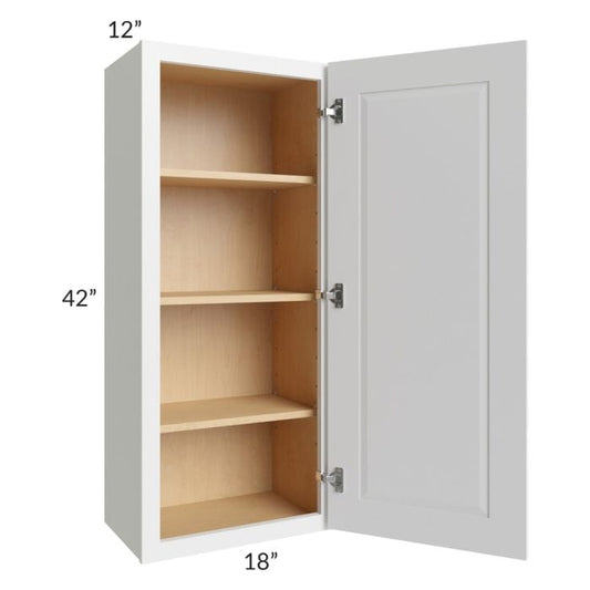 RTA Southport White Shaker 18" x 42" Wall Cabinet