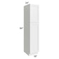 RTA Southport White Shaker 18" x 84" Wall Pantry
