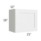 RTA Southport White Shaker 21" x 18" Wall Cabinet