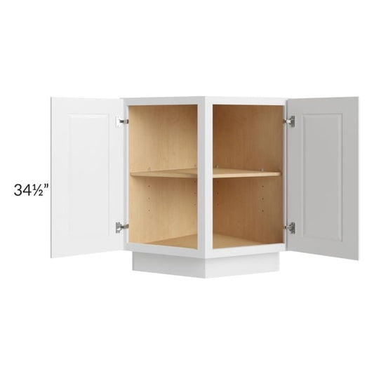 RTA Southport White Shaker 24" Base End Cabinet