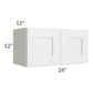 RTA Southport White Shaker 24" x 12" Wall Cabinet