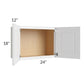 RTA Southport White Shaker 24" x 18" Wall Cabinet