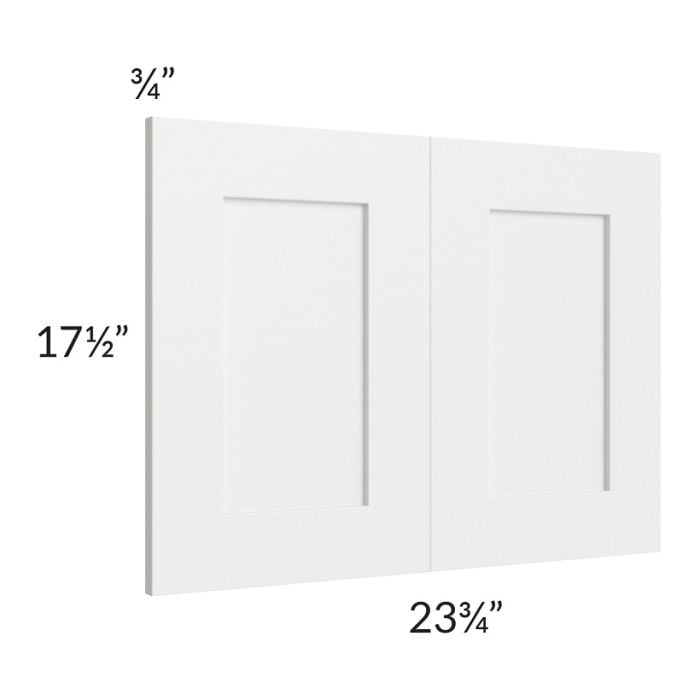 RTA Southport White Shaker 24" x 18" Wall Decorative Panel