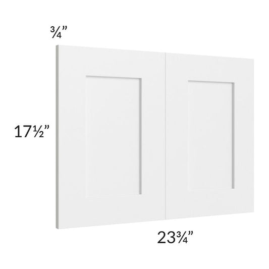 RTA Southport White Shaker 24" x 18" Wall Decorative Panel