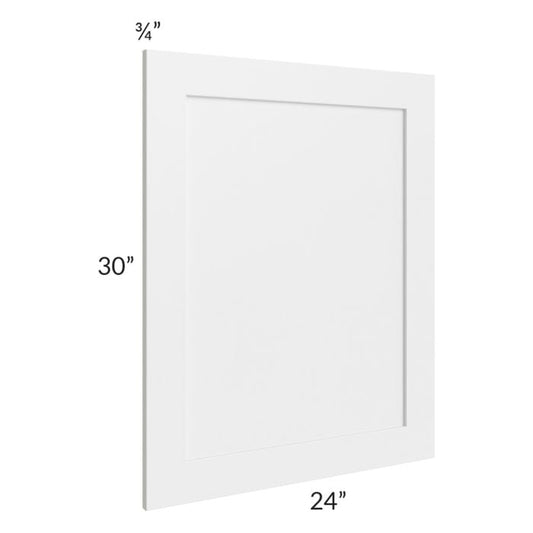 RTA Southport White Shaker 24" x 30" Base Decorative Door