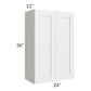 RTA Southport White Shaker 24" x 36" Wall Cabinet