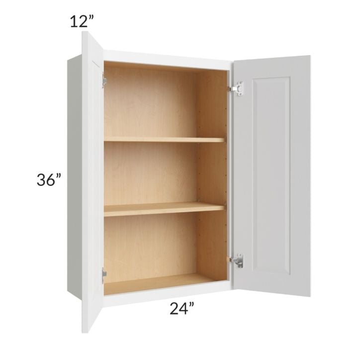 RTA Southport White Shaker 24" x 36" Wall Cabinet