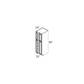 RTA Southport White Shaker 24" x 84" Wall Pantry with 2 Sides Decorative End Panels