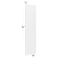 RTA Southport White Shaker 24" x 96" x 3/4" Finished Panel with Scribe Molding for Edge Banding Match