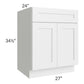 RTA Southport White Shaker 27" Sink Base Cabinet