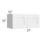 RTA Southport White Shaker 27" x 12" Wall Cabinet