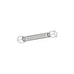 RTA Southport White Shaker 3" x 3" Turned Post