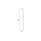RTA Southport White Shaker 3" x 30" Wall Filler