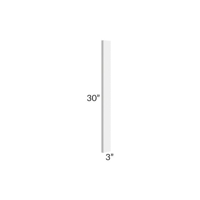 RTA Southport White Shaker 3" x 30" Wall Filler