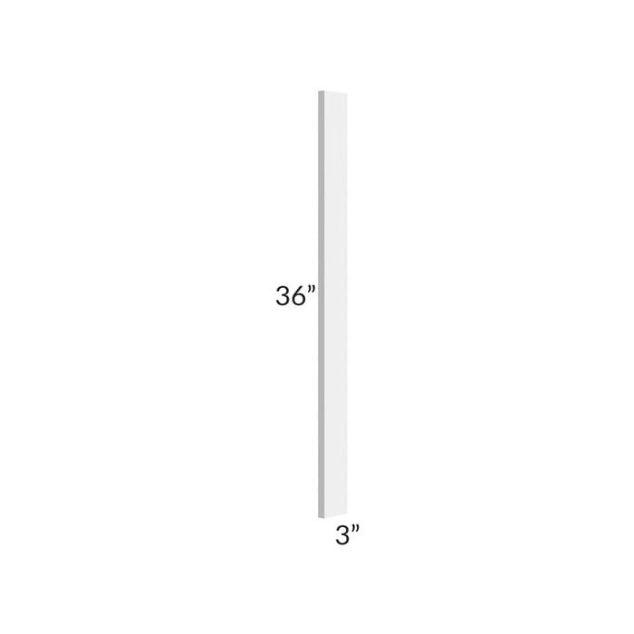 RTA Southport White Shaker 3" x 36" Wall Filler