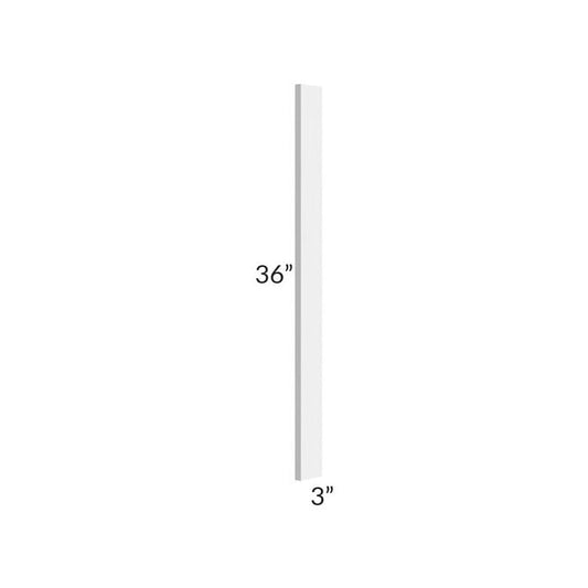 RTA Southport White Shaker 3" x 36" Wall Filler