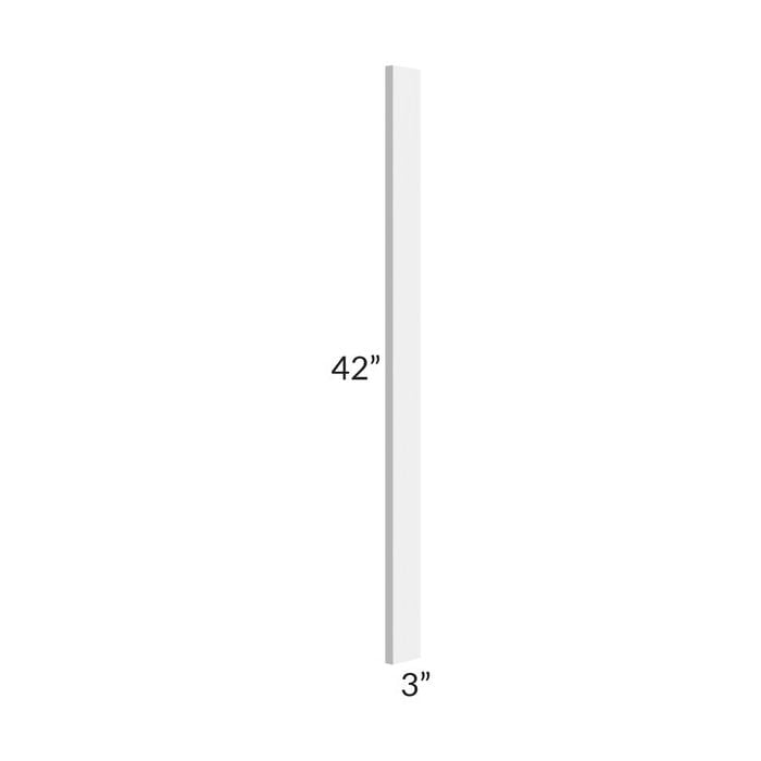 RTA Southport White Shaker 3" x 42" Wall Filler