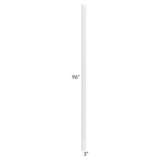 RTA Southport White Shaker 3" x 96" Fluted Filler
