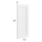 RTA Southport White Shaker 30" Wall Decorative Panel