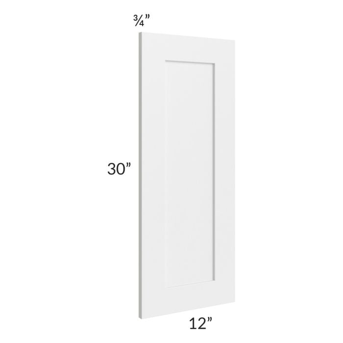RTA Southport White Shaker 30" Wall Decorative Panel