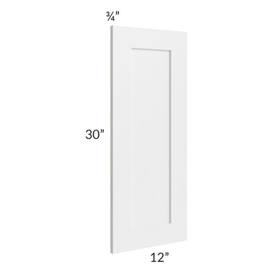 RTA Southport White Shaker 30" Wall Decorative Panel