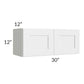 RTA Southport White Shaker 30" x 12" Wall Cabinet
