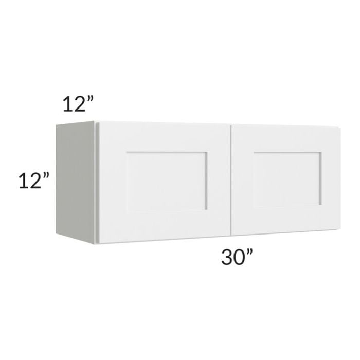 RTA Southport White Shaker 30" x 12" Wall Cabinet