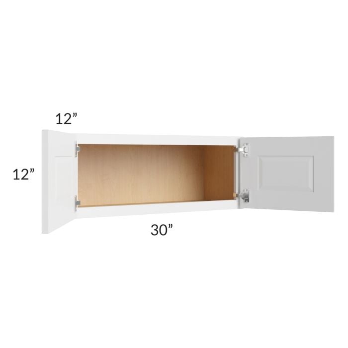 RTA Southport White Shaker 30" x 12" Wall Cabinet