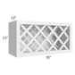 RTA Southport White Shaker 30" x 15" Wine Rack Cabinet