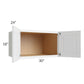 RTA Southport White Shaker 30" x 18" x 24" Wall Cabinet