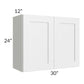 RTA Southport White Shaker 30" x 24" Wall Cabinet