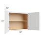 RTA Southport White Shaker 30" x 24" Wall Cabinet