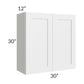 RTA Southport White Shaker 30" x 30" Wall Cabinet