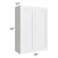 RTA Southport White Shaker 30" x 42" Wall Cabinet