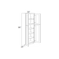 RTA Southport White Shaker 30" x 96" Wall Pantry