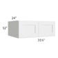 RTA Southport White Shaker 31.5" x 12" x 24" Wall Cabinet
