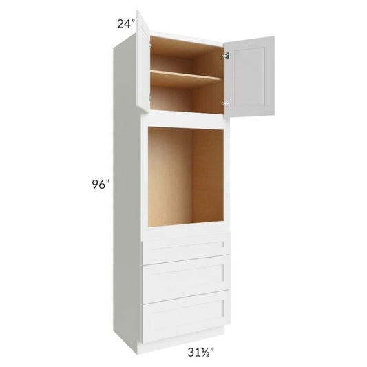 RTA Southport White Shaker 31.5" x 96" Oven Cabinet